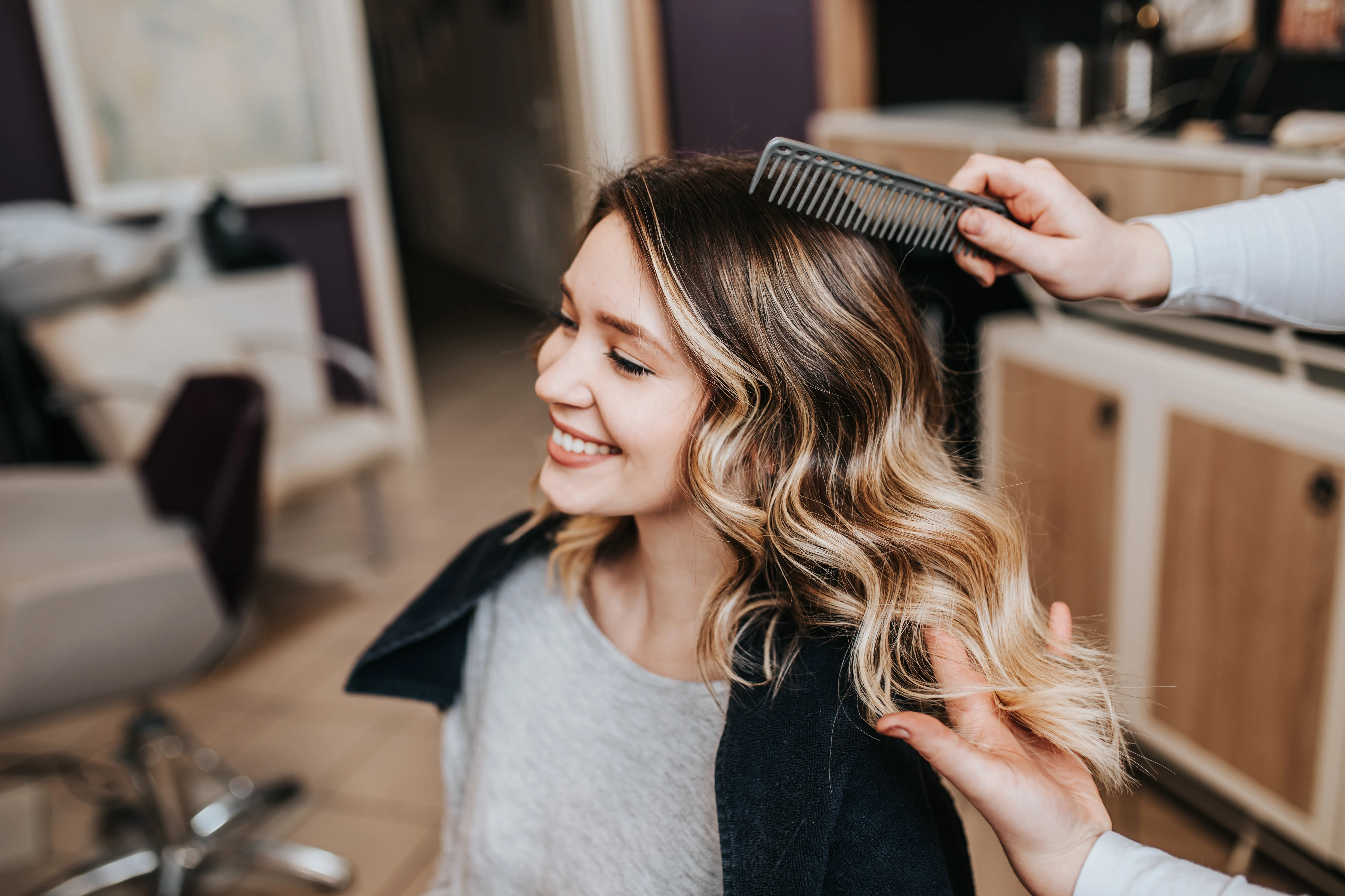Portrait de Sandrine, coiffeuse à domicile